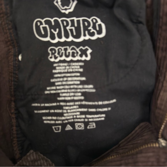 Empyre Relax Brown Corduroy Pants Sz 28 Straight Leg 90s Skate Y2K Streetwear - Picture 13 of 14